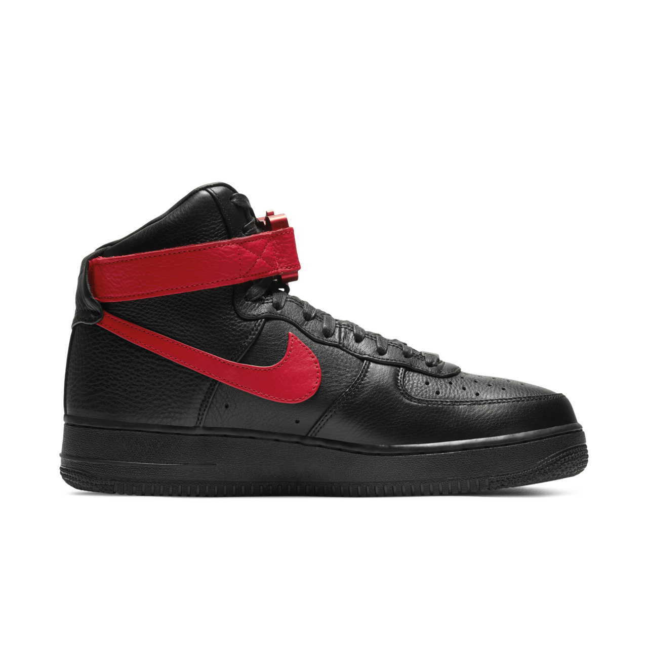 Date de sortie de la Air Force 1 x Alyx Black and University Red CQ4018 004 Nike SNKRS